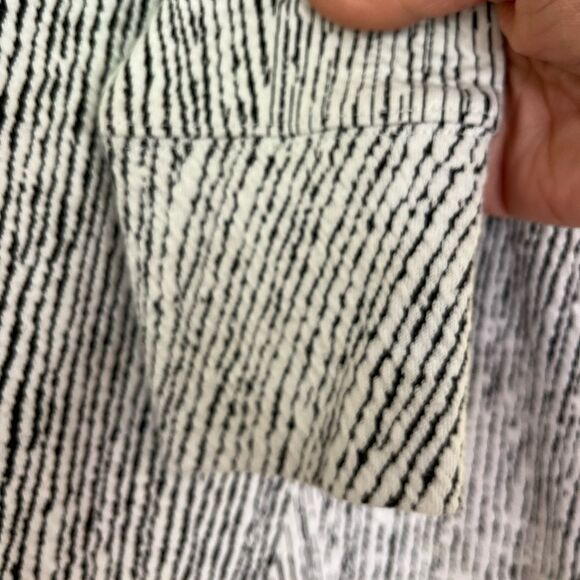 Kirkland black/white stripe cowl neck, drawstring, raglan long sleeved sweater S - Picture 7 of 7